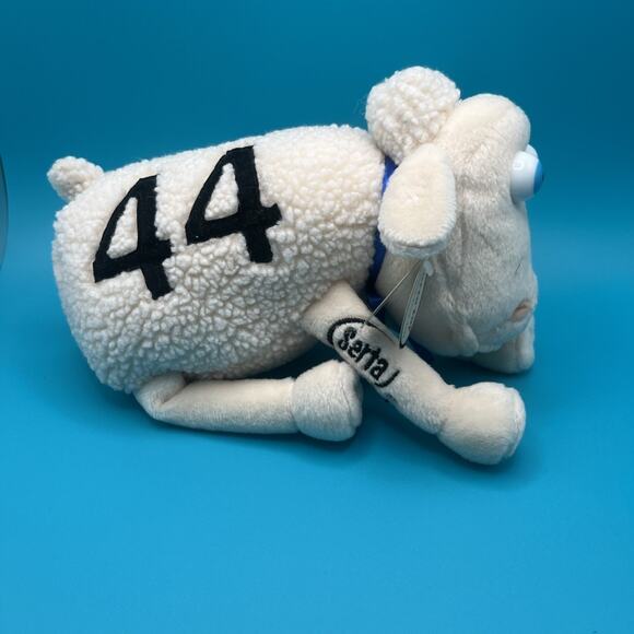 Serta Counting Sheep Lamb Plush Number 44 Sheep Embroidered Sherpa - Picture 1 of 5
